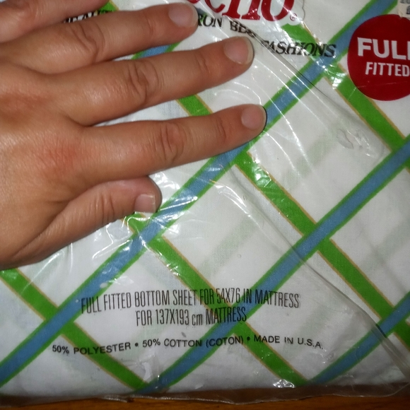 Vintage Cannon Monticello full fitted sheet NIP - Picture 3 of 3